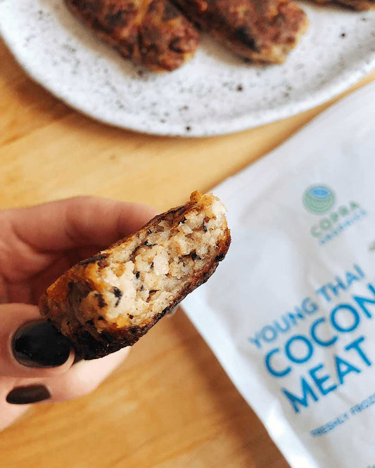 plant-based fish sticks coconut