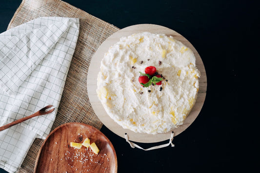 Vegan Pineapple Coconut Cheesecake With Copra