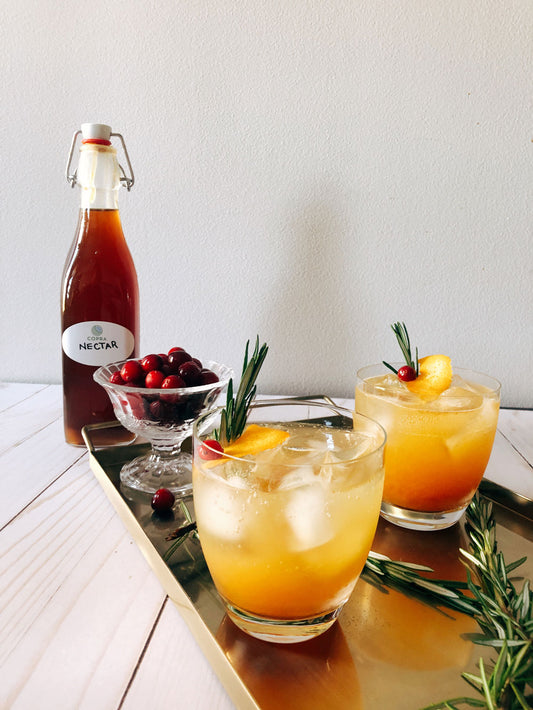 Spiced Cranberry Orange Cocktail