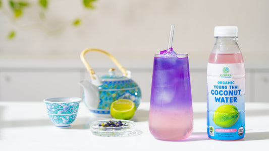 Coconut Water Butterfly Pea Drink