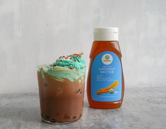 Copra Coconuts Santas Iced Mint Chocolate
