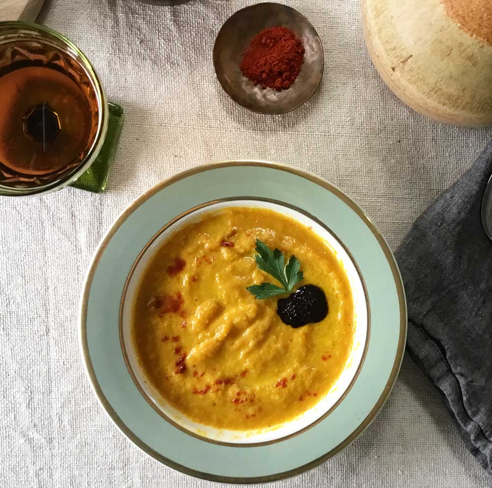 Curried Coconut Carrot Soup