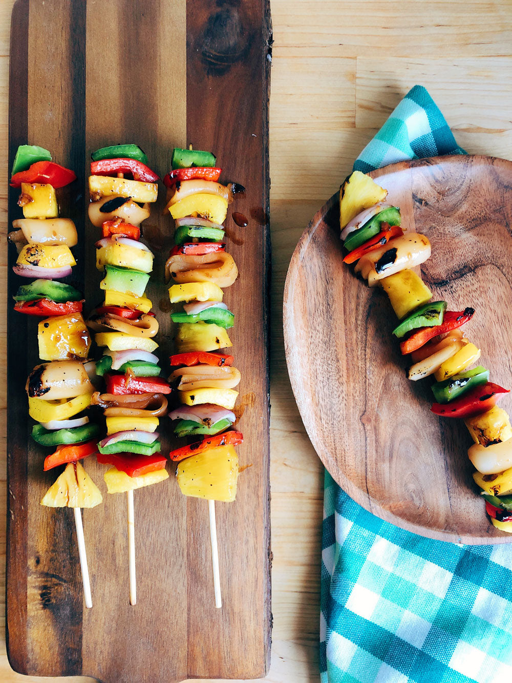Grilled Kabob with Young Coconut