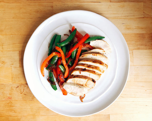 Sautéed Chicken and Vegetables with Coconut Water