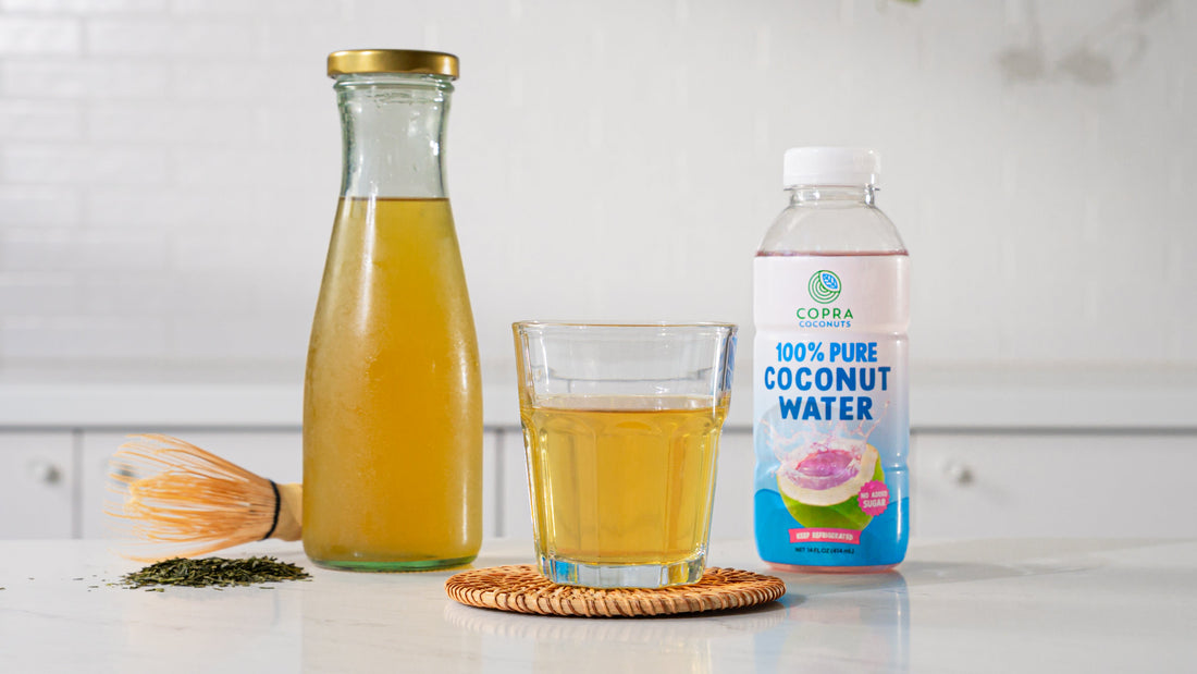 Coconut Water Cold-Brew Green Tea