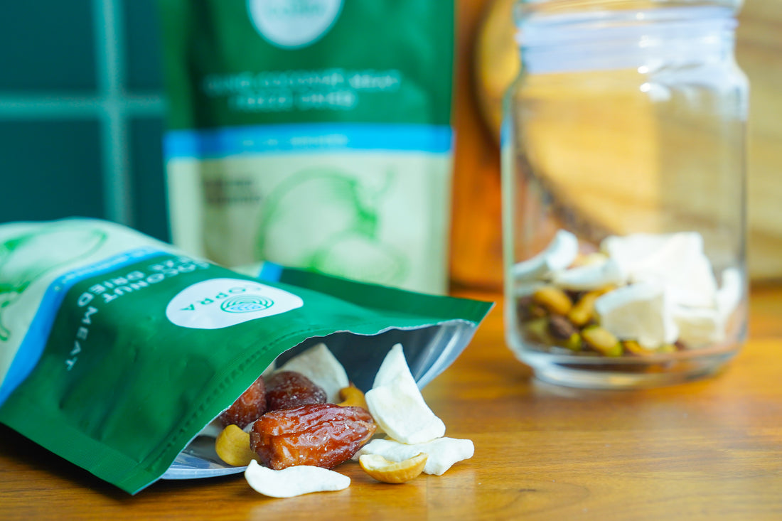Snack guilt-free trail mix snack pack
