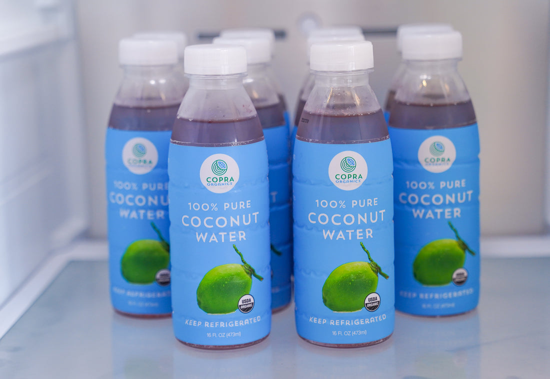 Hydrate with Copra Coconuts 100% Pure Organic Coconut Water