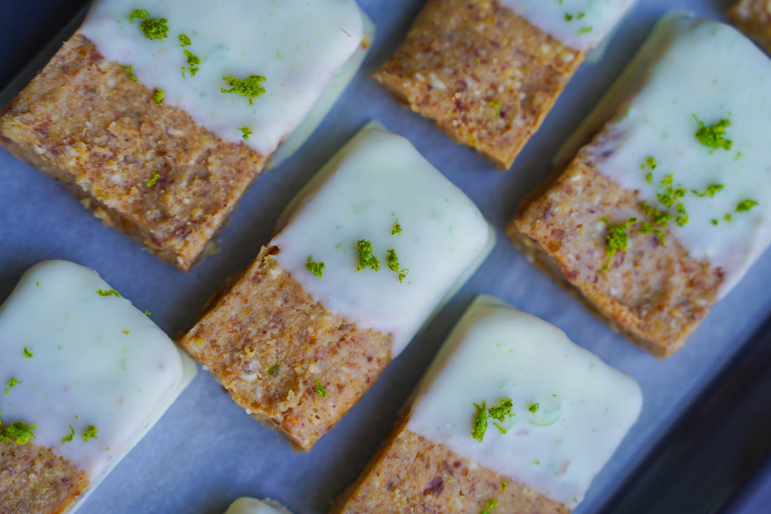 Coconut and Key Lime Raw Bars