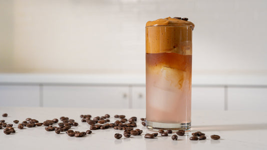 Dalgona Coconut Water