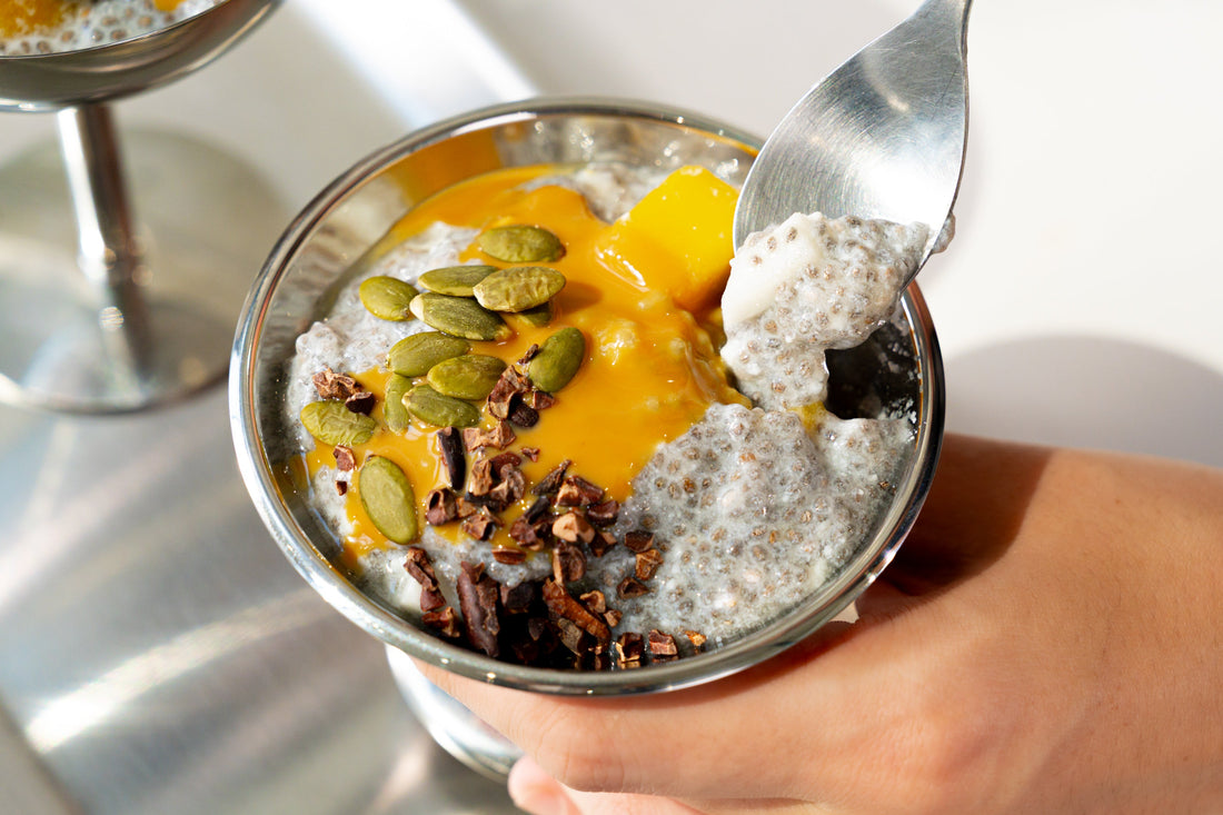 Mango Coconut Chia Pudding