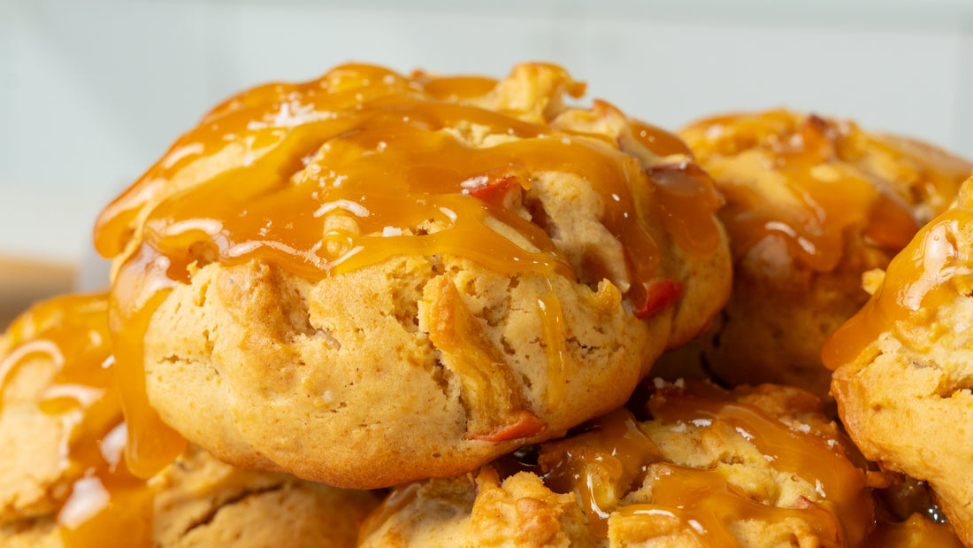 Apple Caramel Cookies