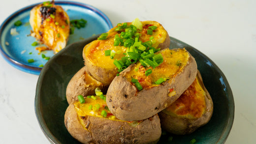 Leftover Loaded Baked Potato