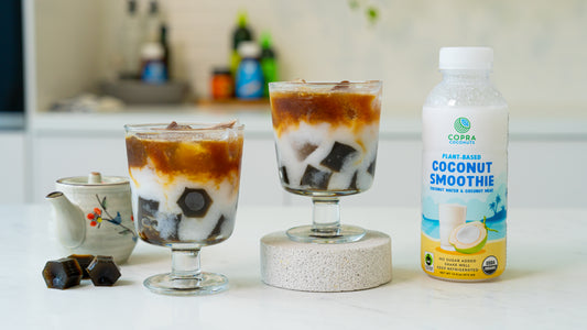 Coconut Grass Jelly Coffee