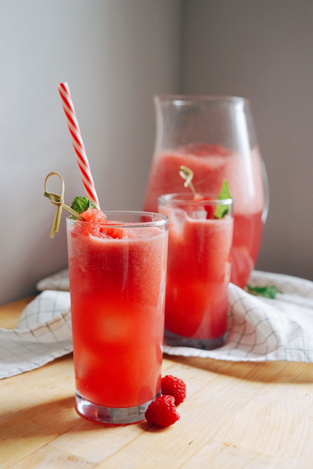 Watermelon Lime Cooler with Coconut Water