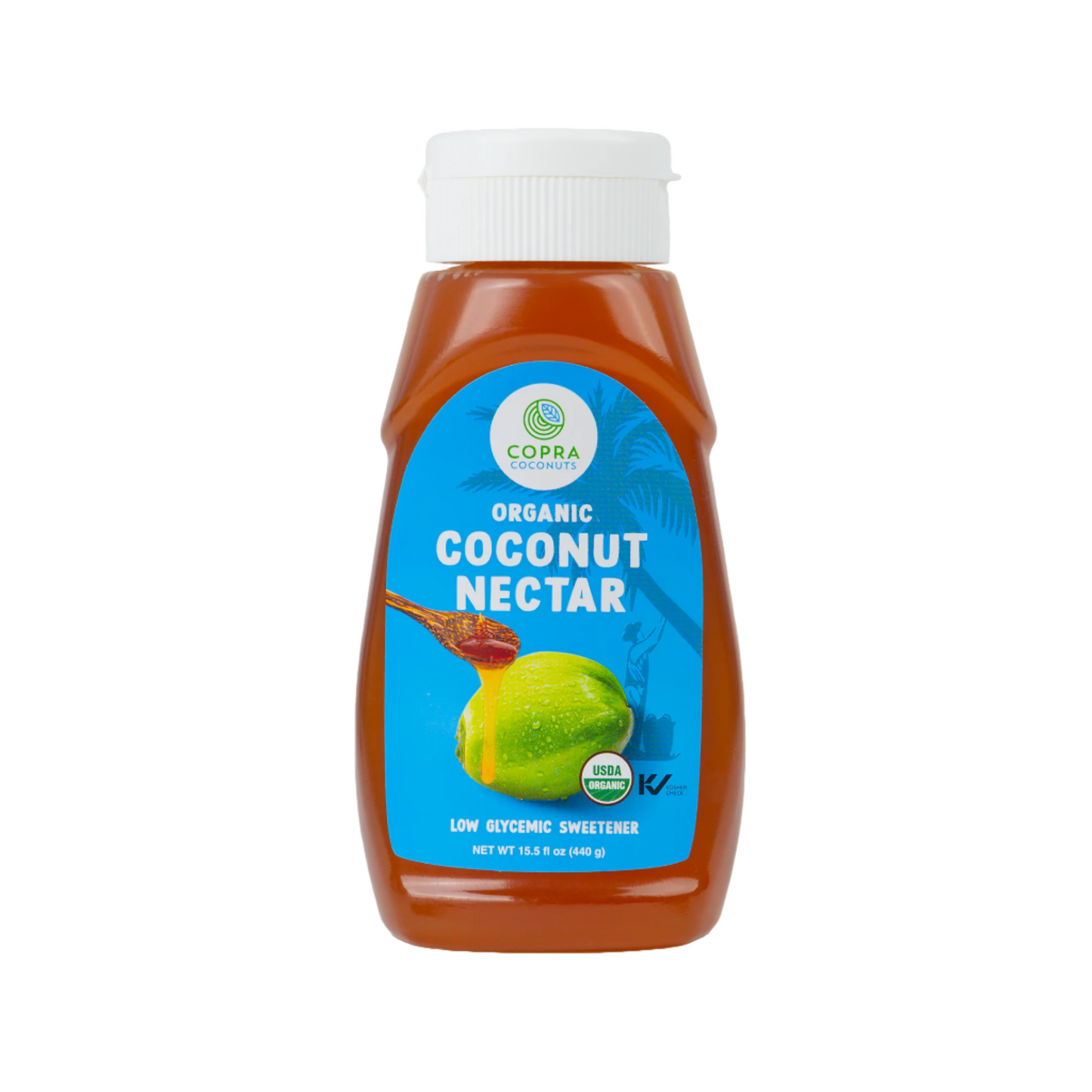 Bottle of Organic Coconut Nectar from Thailand by Copra Coconut