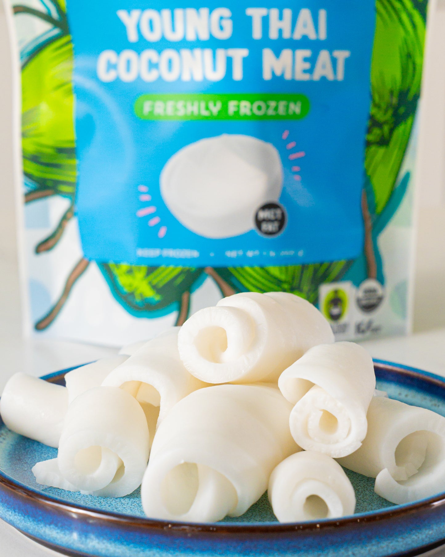 Organic Frozen Young Thai Coconut Meat