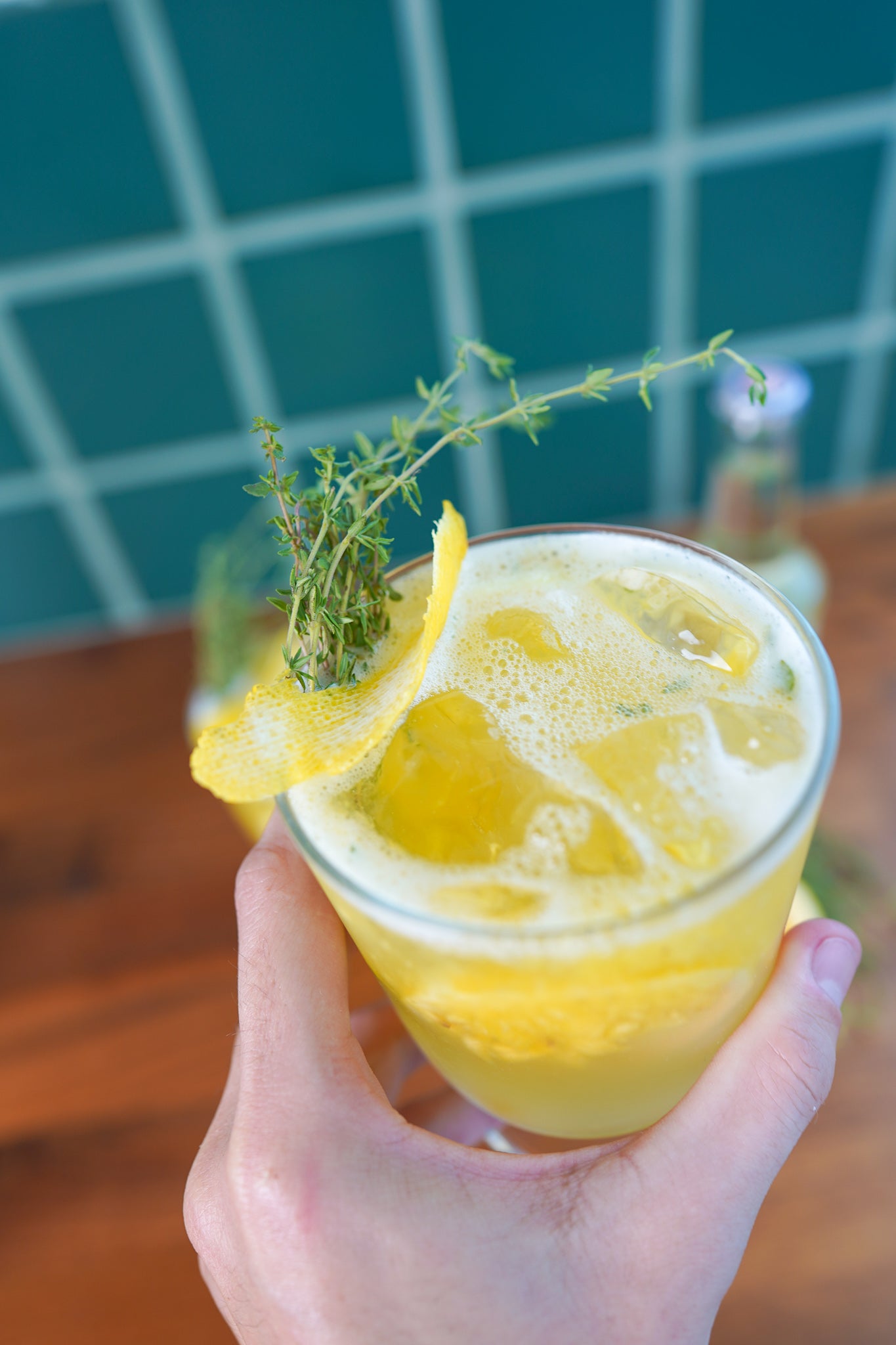 Pineapple and Thyme Happy Gut Cocktail